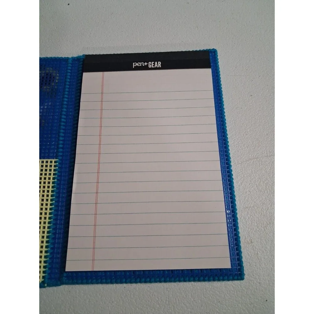 Handmade Refillable Cow JR  Legal Pad Holder With Pocket And Pad